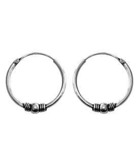 Creolen van ZOE in sterling zilver (16 mm)