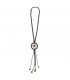 Lange statement ketting met sterretjes details