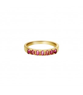 goudkleurige ring met rode steentjes (16)