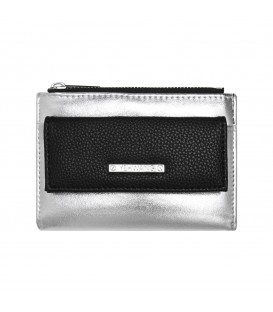 zwart en zilvergekleurde simpele portemonnee