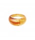 Bruine polyhars ring rond (17)