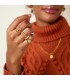 Zilverkleurige ring met grote ster van zirkoonsteentjes (17)