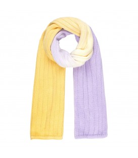 geel en paars gekleurde sjaal