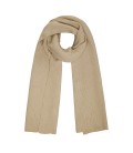 Gebreide beige sjaal