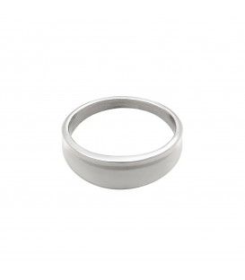 zilverkleurige rechte ring (15)