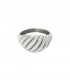 zilverkleurige baguette ring (18)