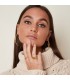 Zilverkleurige baguette ring (18)
