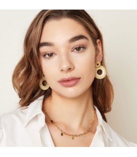 Zilverkleurige oorhangers met mooi motief