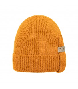 gele warme beanie