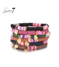 Zes strengs vrolijk gekleurde armband van Sweet7