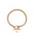 Goudkleurige armband met kapittelslot