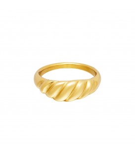 goudkleurige smalle ring croissant (17)