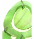 Elegante Groene Lange Oorhangers met Bungelende Ovale Elementen - Perfecte Accessoires voor Elke Gelegenheid!