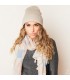 Mooie donkerblauwe wintermuts (beanie)