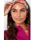 Fuchsia roze halve maan oorhangers
