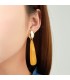 Blauwe Oorclips met Goud - Perfecte Modeaccessoire voor Elke Outfit