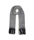 Grijze warme winter sjaal