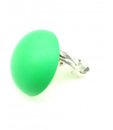 Mooie felle groene oorclips