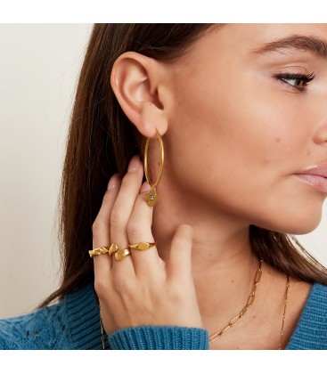 Zilverkleurige zegelring (16)