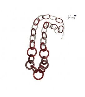 Gekleurde lange halsketting