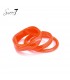 Bangle oranje met een mooie vorm