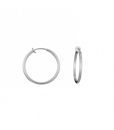 Oorclips zilverkleurige
